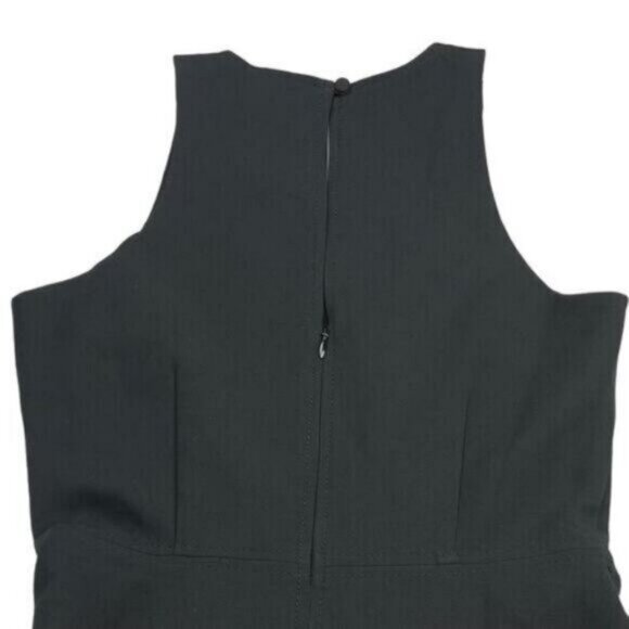 Banana Republic Womens Black Stretch Racerback Fit-and-Flare Size 0 - Picture 6 of 6